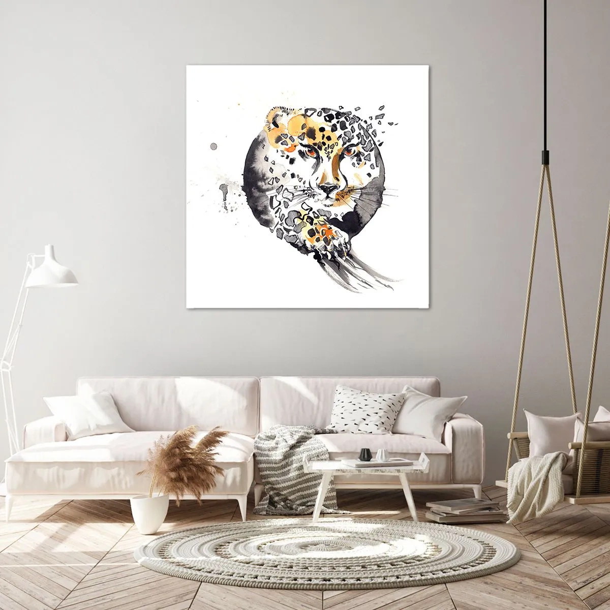 Quadro em tela - Beleza predatória - 30x30 cm