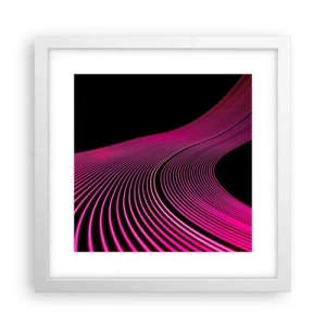 Pôster em moldura branca - Avenida da luz - 30x30 cm