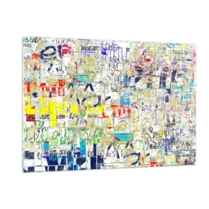 Quadro em vidro - Simplesmente agradável aos olhos - 120x80 cm