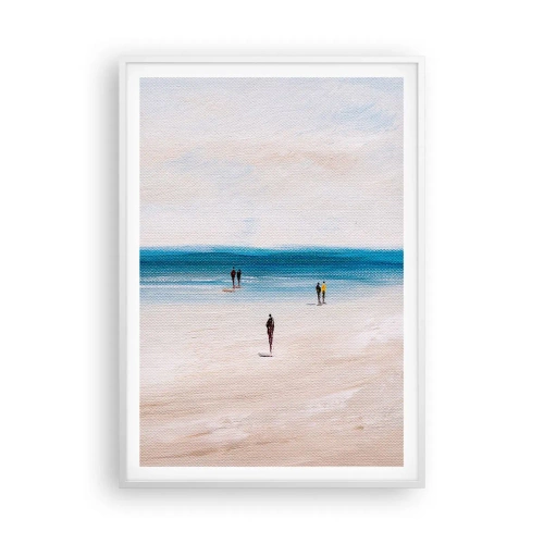 Pôster em moldura branca - Uma necessidade natural - 70x100 cm