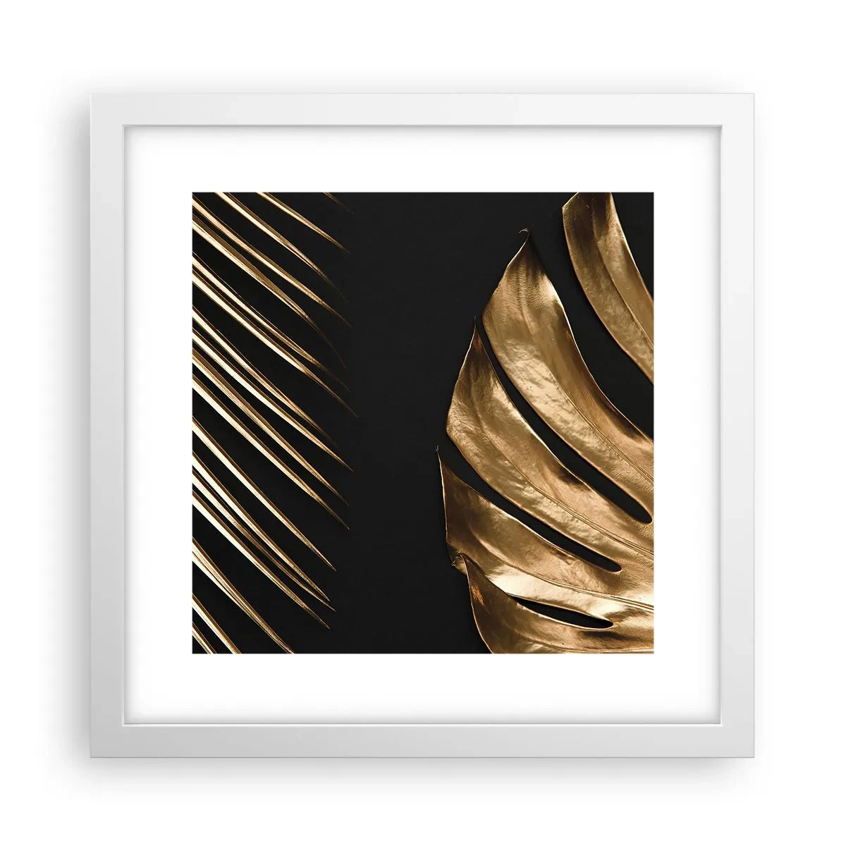 Pôster em moldura branca - Diferentes e igualmente caros - 30x30 cm