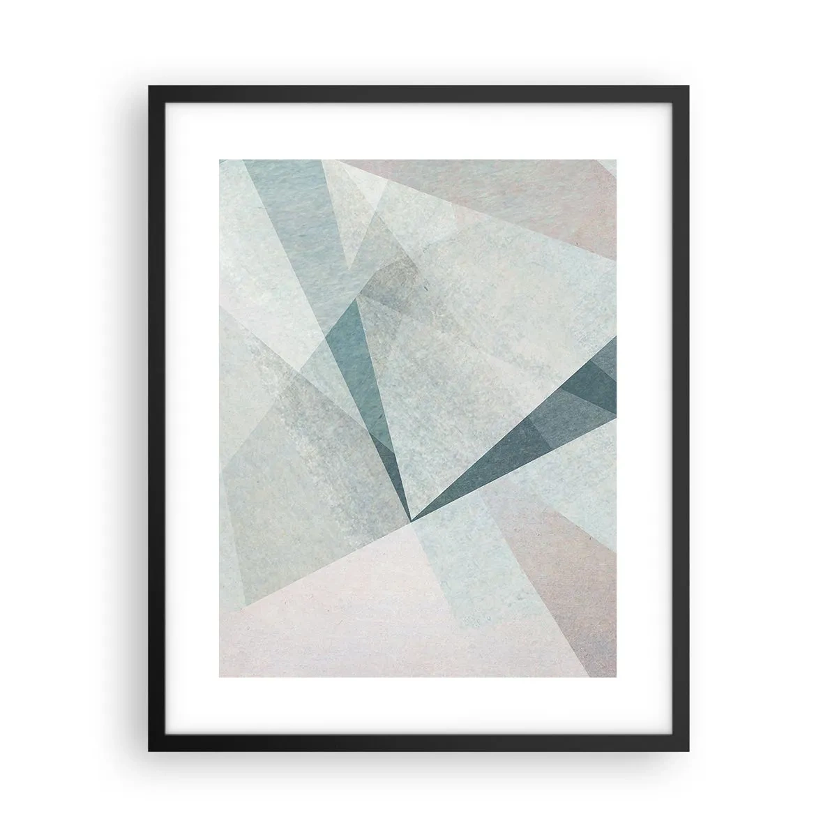 Pôster com moldura preta - Calmo, embora dinâmico - 40x50 cm