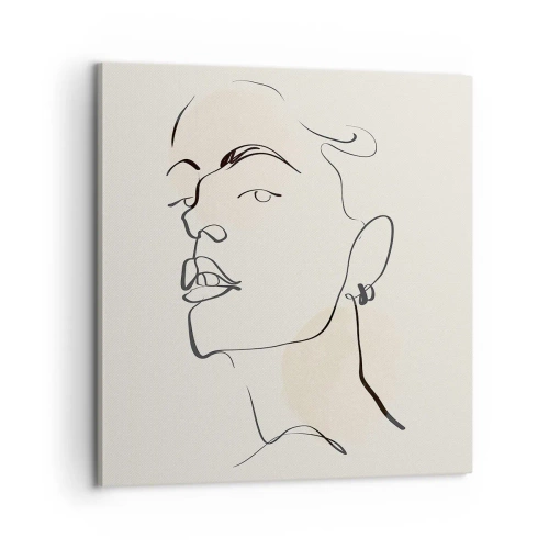 Quadro em tela - Olhar orgulhoso - 60x60 cm