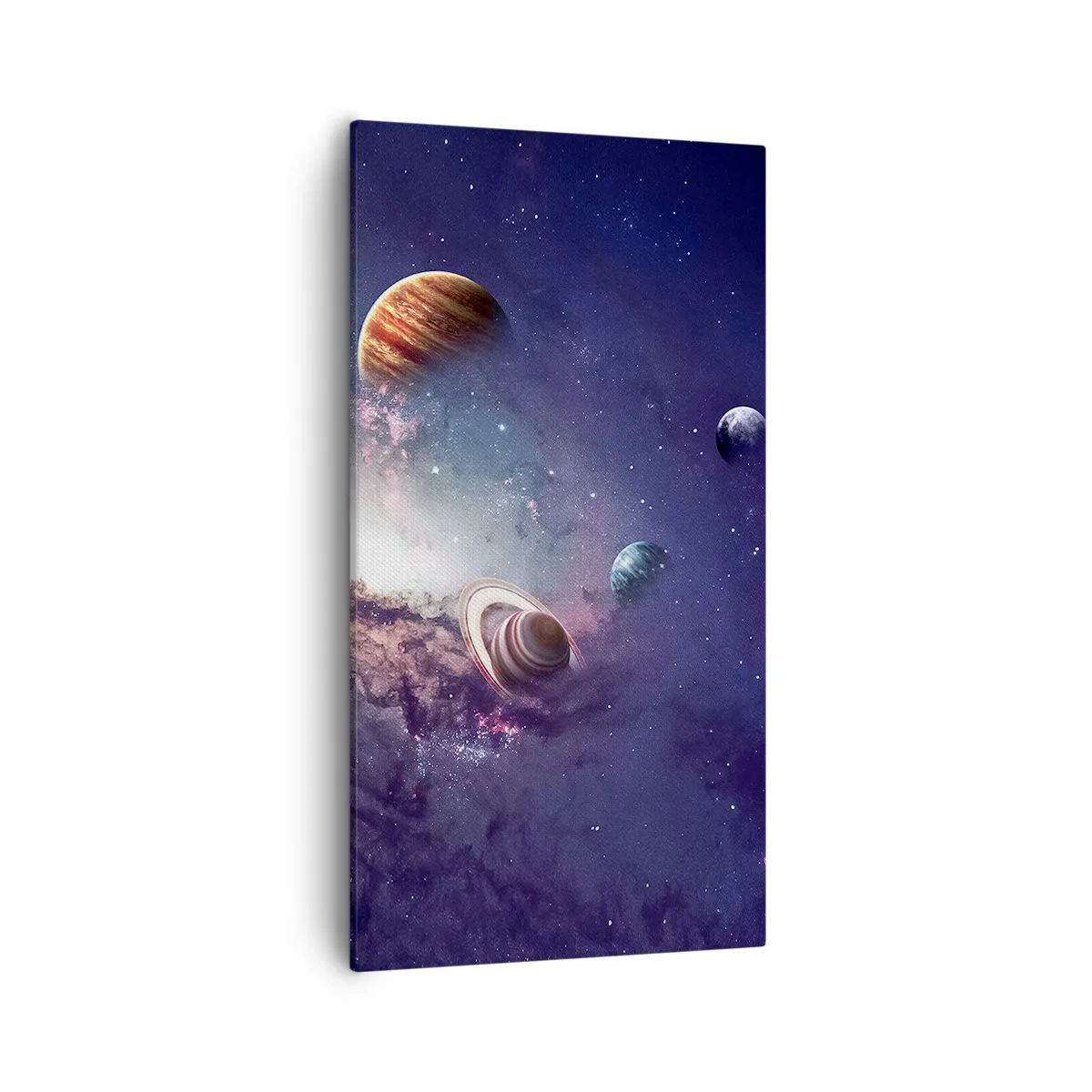 Quadro em tela - Sistema da dança solar  - 55x100 cm