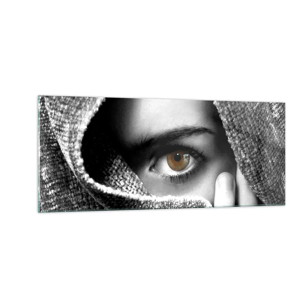 Quadro em vidro - Descubra o mistério - 100x40 cm