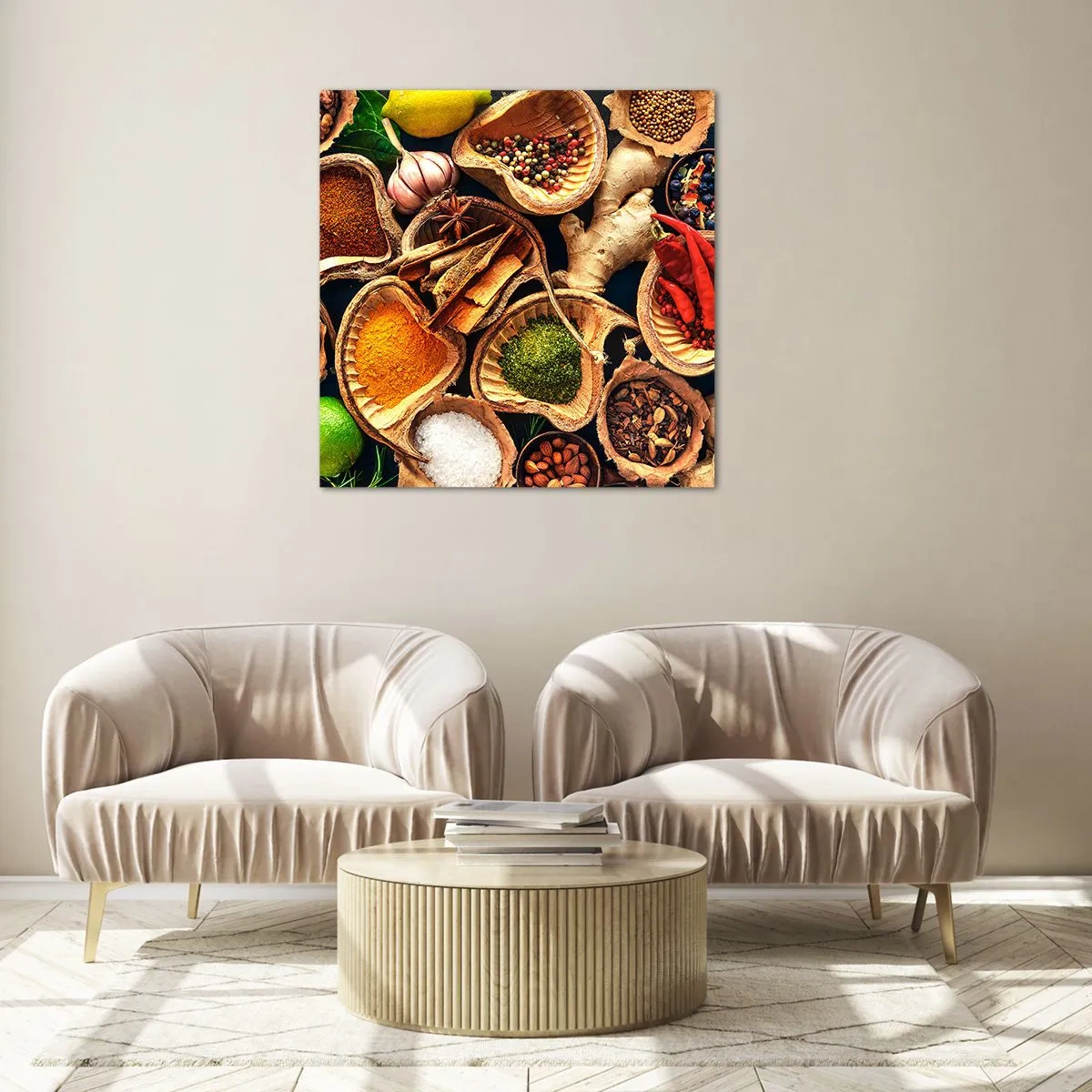 Quadro em vidro - Leve o que quiser - 70x70 cm