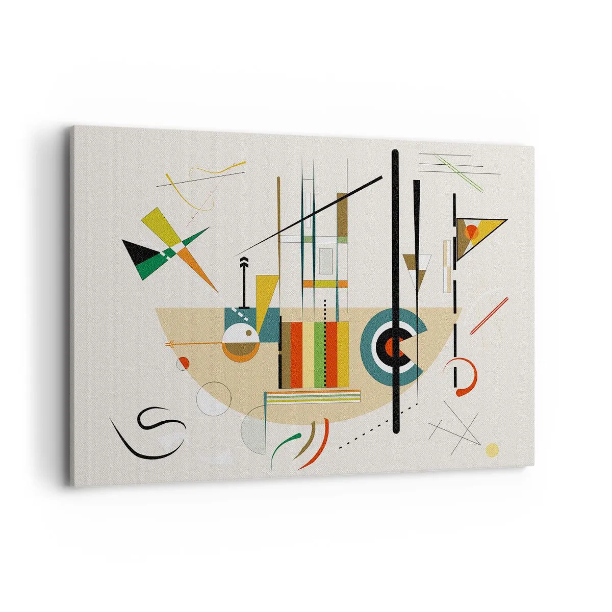 Quadro em tela - E o mundo ri - 120x80 cm