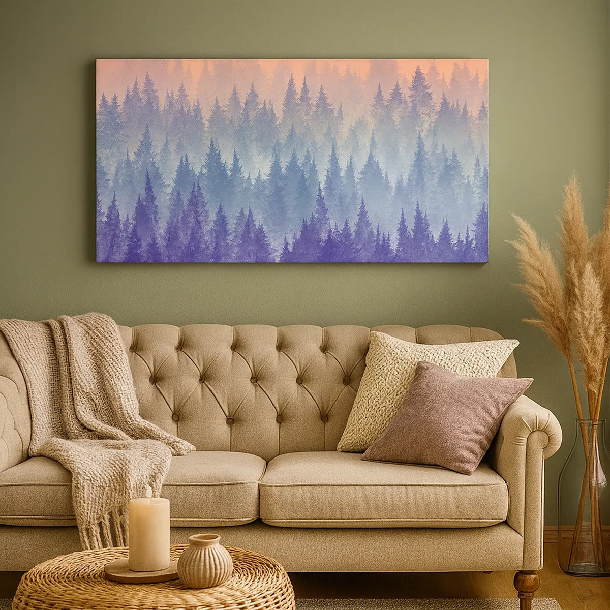 Quadro em tela - Alto, mais alto, para o céu - 30x30 cm