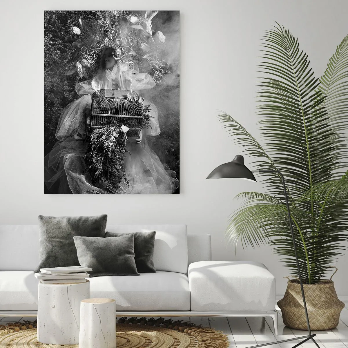Quadro em vidro - A própria mãe – natureza - 50x70 cm