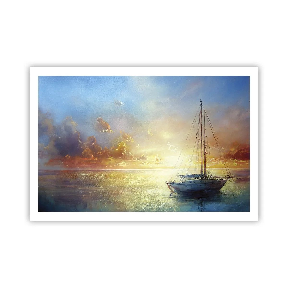 Pôster - Na baía dourada - 91x61 cm
