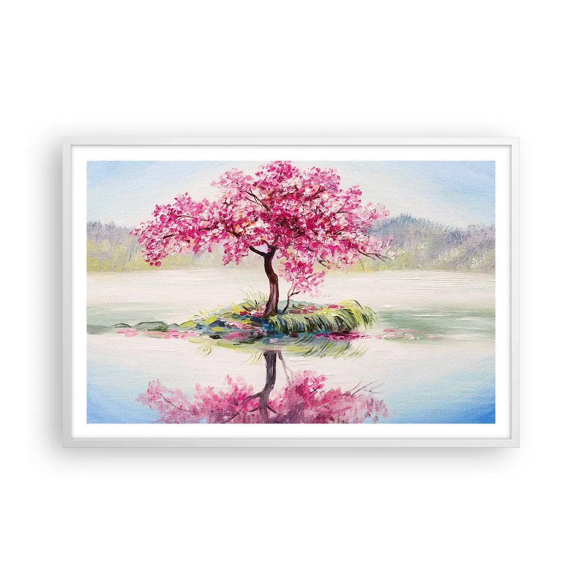 Pôster em moldura branca - A festa da Primavera - 91x61 cm