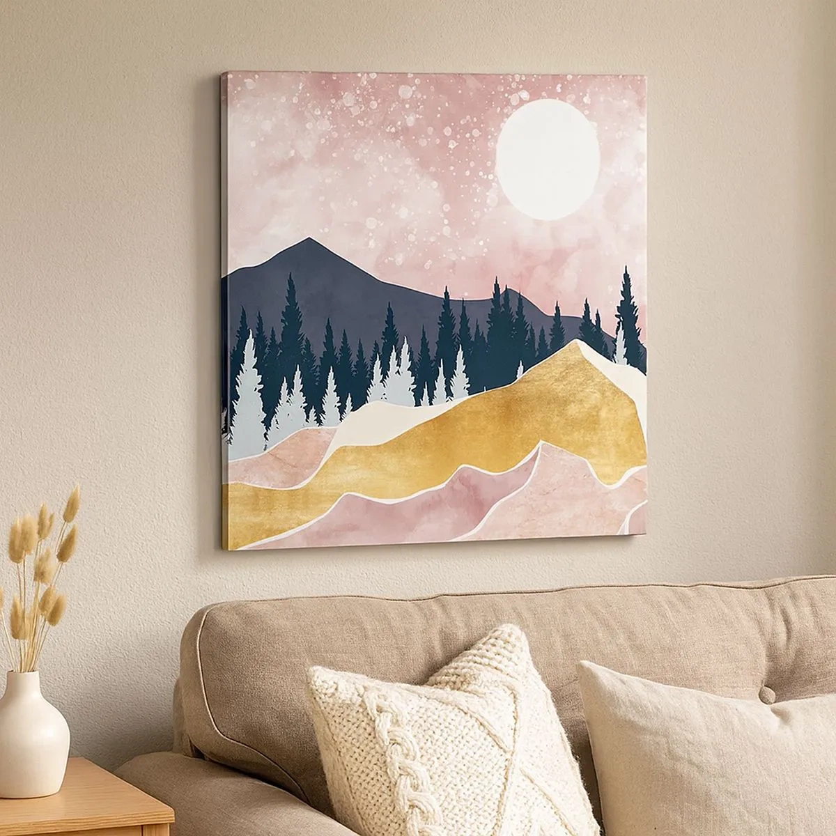 Quadro em tela - Ronda Noturna - 30x30 cm