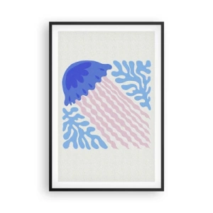 Pôster com moldura preta - Como de outro mundo - 61x91 cm