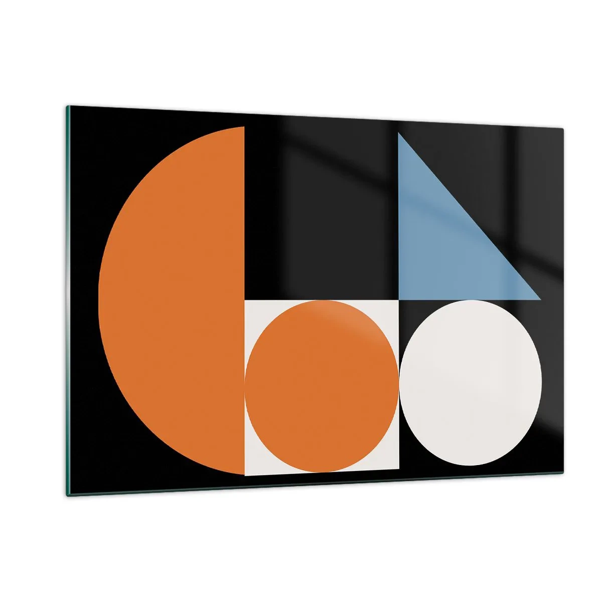 Quadro em vidro - Disposição das figuras - 120x80 cm