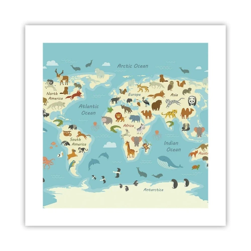 Pôster - Bons vizinhos - 40x40 cm