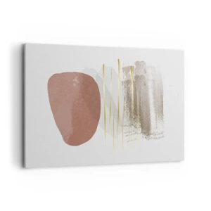 Quadro em tela - Colunata abstrata - 100x70 cm