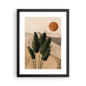 Pôster com moldura preta - O triunfo da vida - 30x40 cm