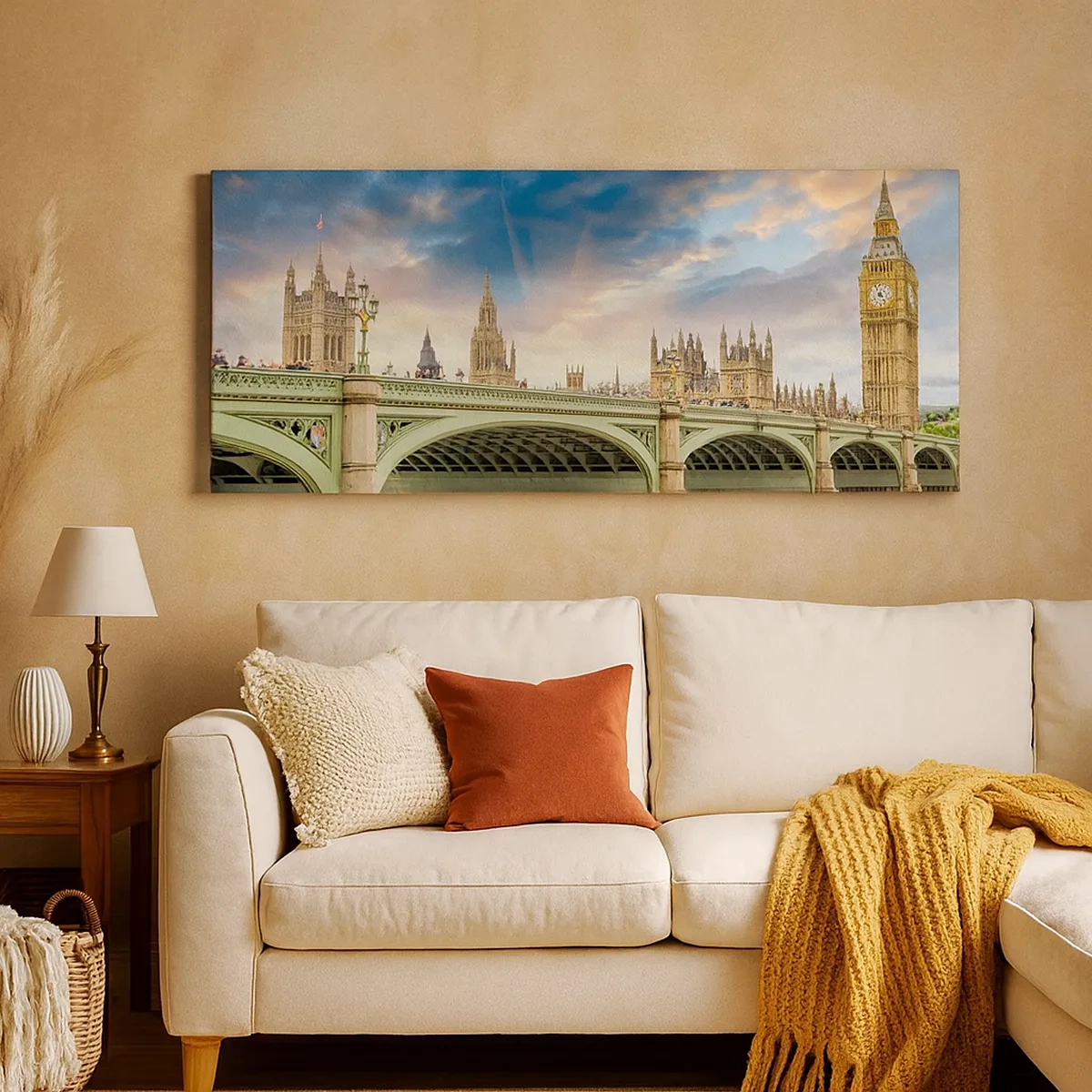 Quadro em tela - O tempo parou no Império - 30x30 cm