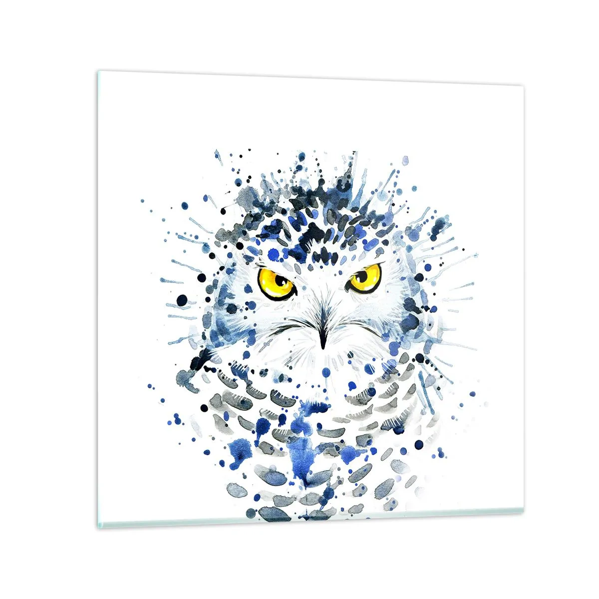 Quadro em vidro - Direto nos olhos - 40x40 cm