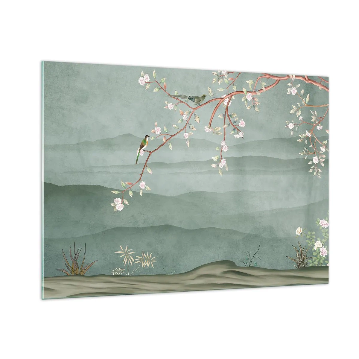 Quadro em vidro - Primavera, oh, és tu - 100x70 cm