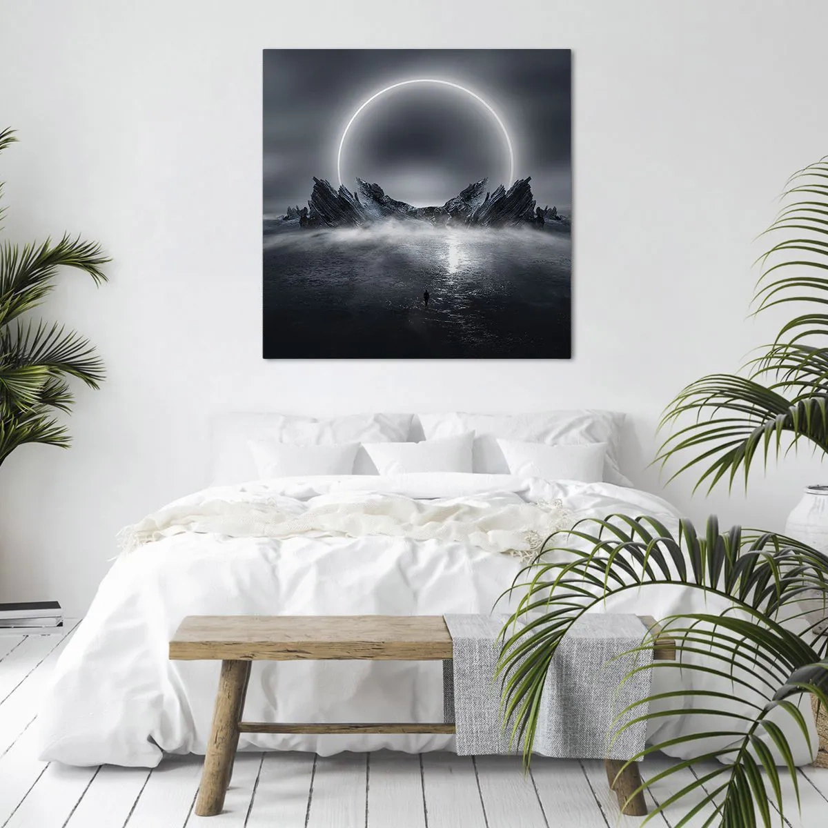 Quadro em tela - O fim da história - 40x40 cm