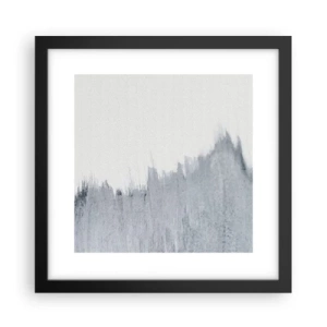 Pôster com moldura preta - Um registo misterioso - 30x30 cm