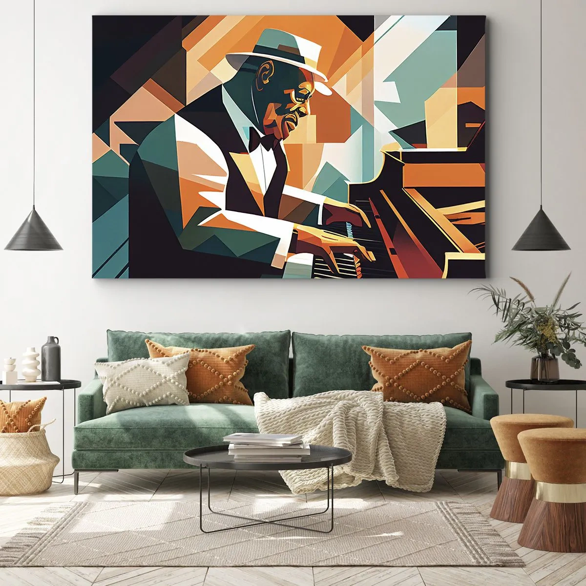 Quadro em tela - Todo aquele jazz - 120x80 cm