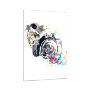 Quadro em vidro - No olho da lente - 70x100 cm