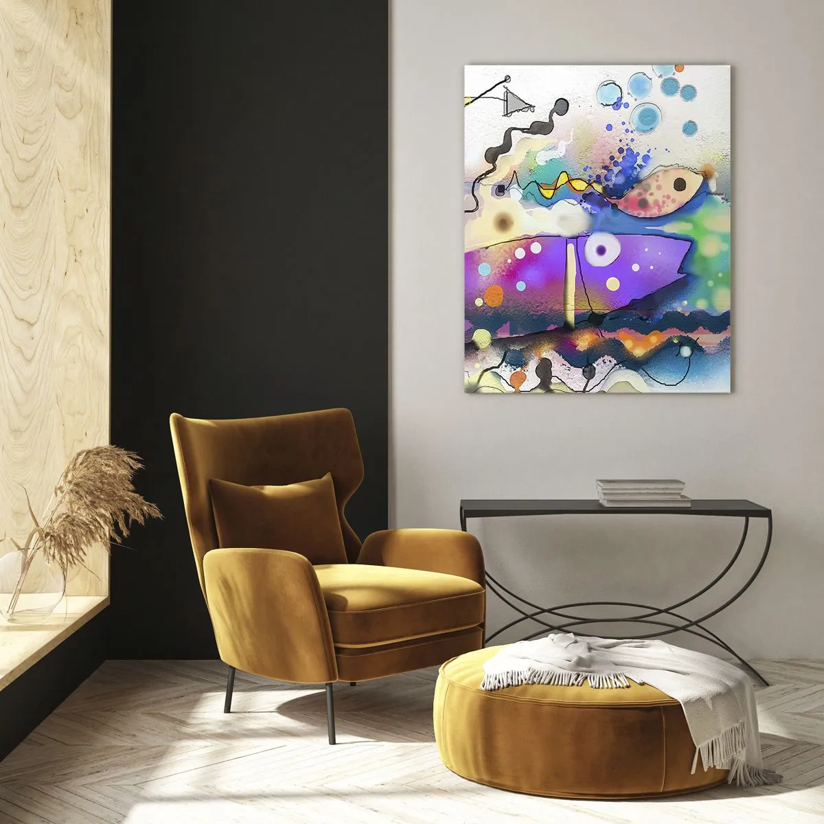 Quadro em vidro - Sem palavras! - 50x70 cm