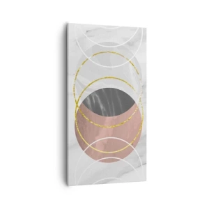 Quadro em tela - Música das esferas - 55x100 cm