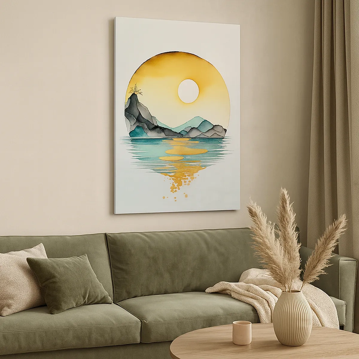 Quadro em tela - No círculo da beleza - 50x70 cm