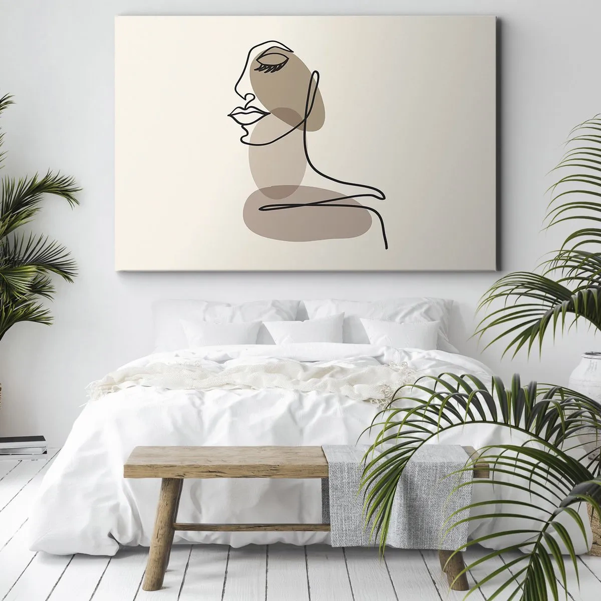 Quadro em tela - Uma certa linha de beleza - 100x70 cm