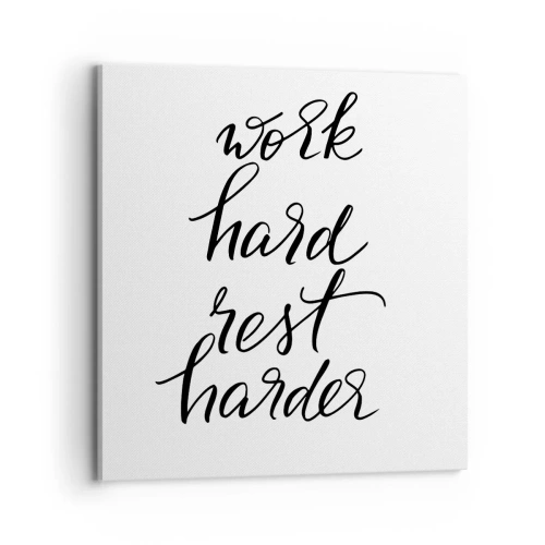 Quadro em tela - Equilíbrio da vida - 70x70 cm