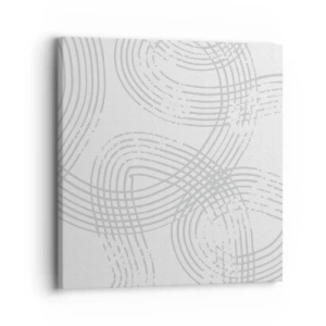 Quadro em tela - Não existe caminho reto - 30x30 cm