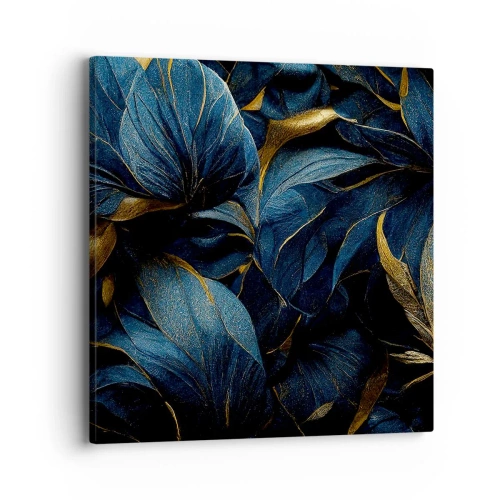Quadro em tela - Forrado com ouro - 40x40 cm