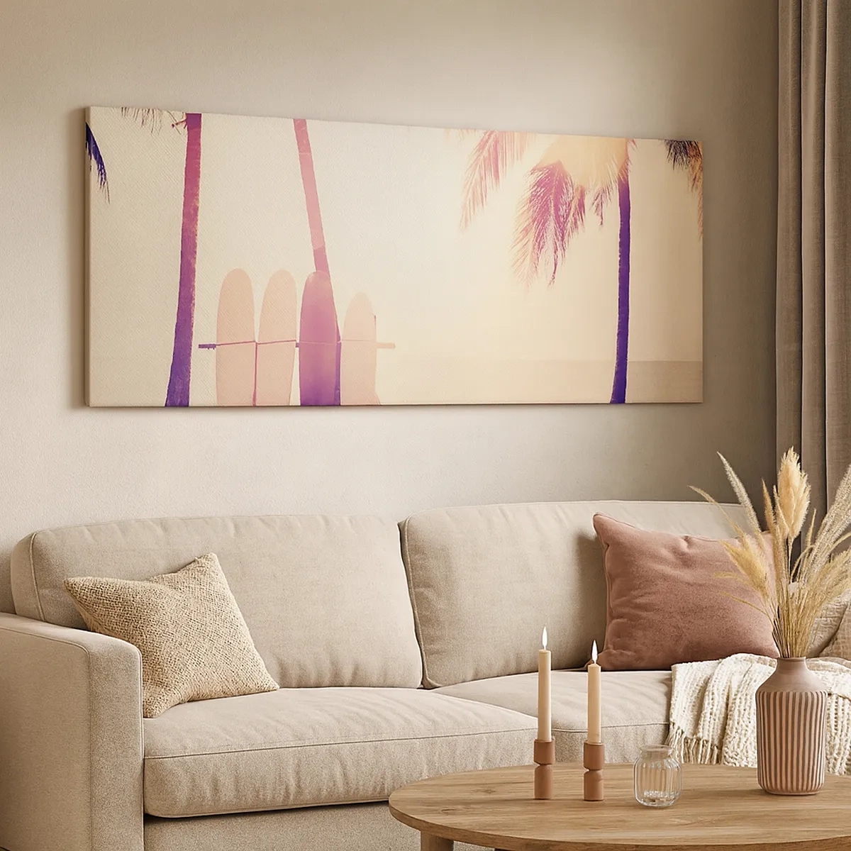 Quadro em tela - Vai ser um grande dia - 30x30 cm