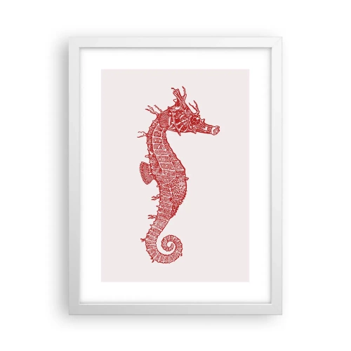 Pôster em moldura branca - Uma criatura complexa - 30x40 cm