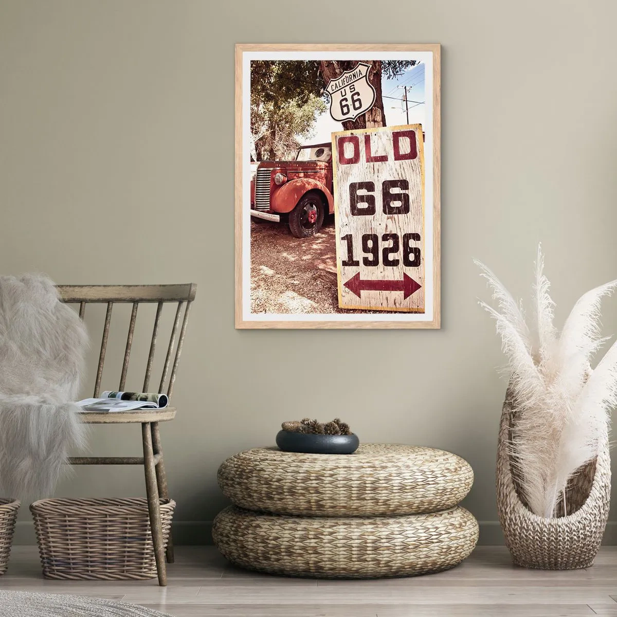 Pôster com moldura de carvalho claro - A lenda de uma província americana - 70x100 cm