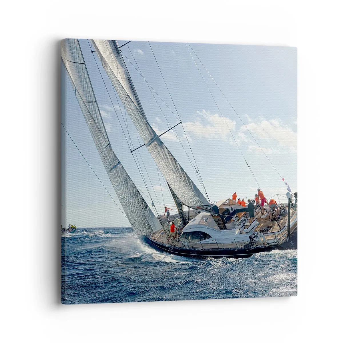 Quadro em tela - Que vença o melhor - 40x40 cm