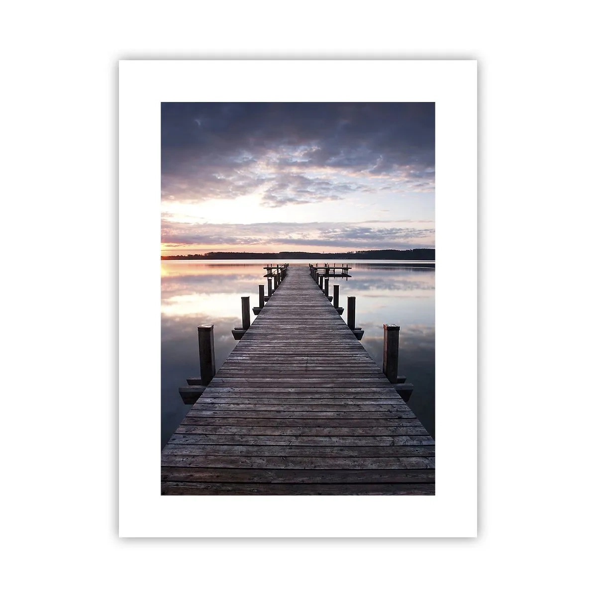 Pôster - A tranquila fronteira do dia e da noite - 30x40 cm