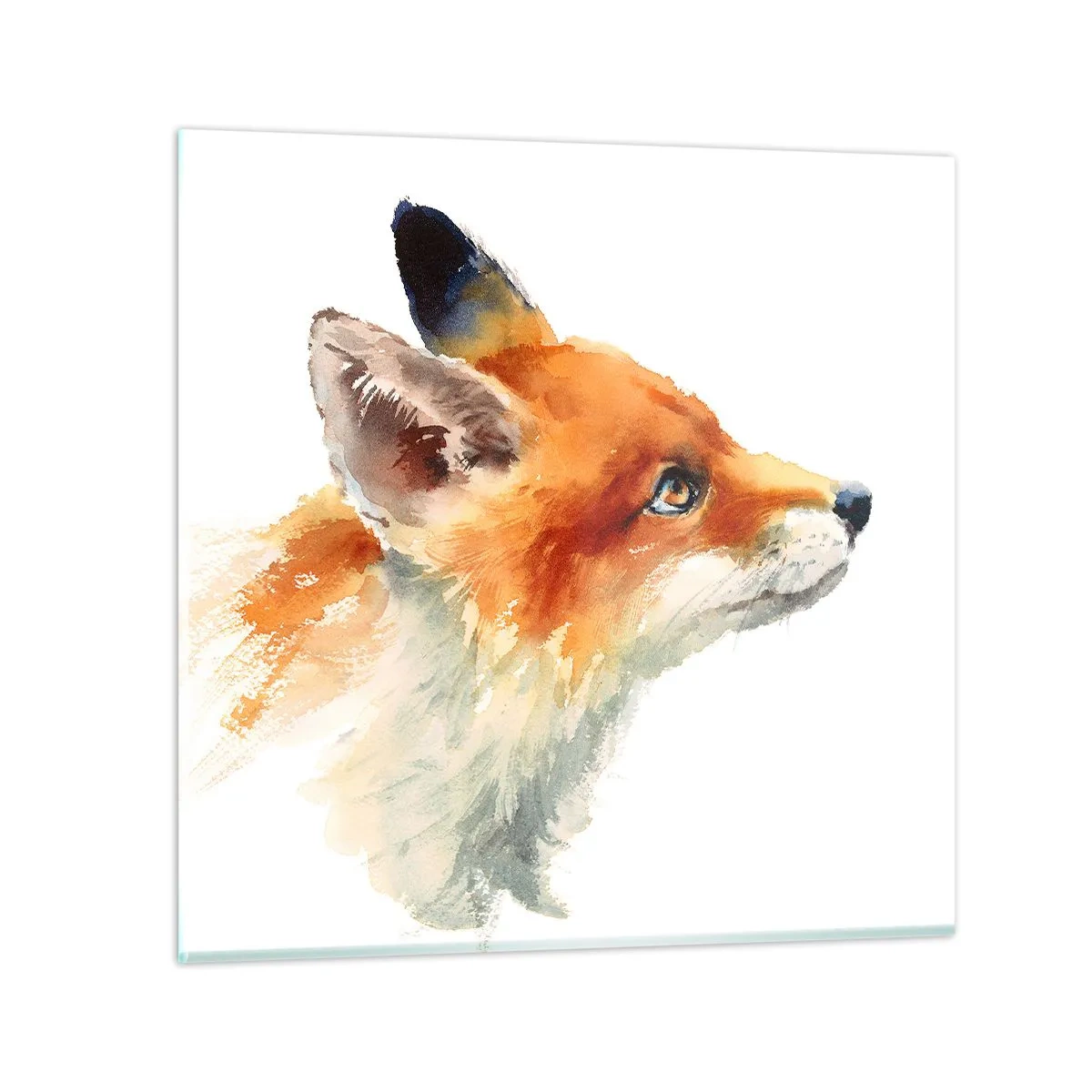 Quadro em vidro - Nunca é demais ter cuidado - 50x50 cm