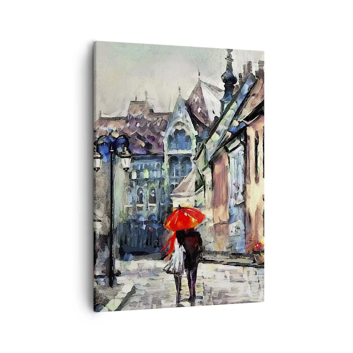 Quadro em tela - Chuva para dois - 50x70 cm