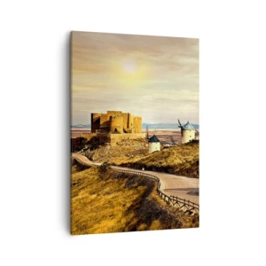 Quadro em tela - Dom Quixote está prestes a aparecer - 50x70 cm