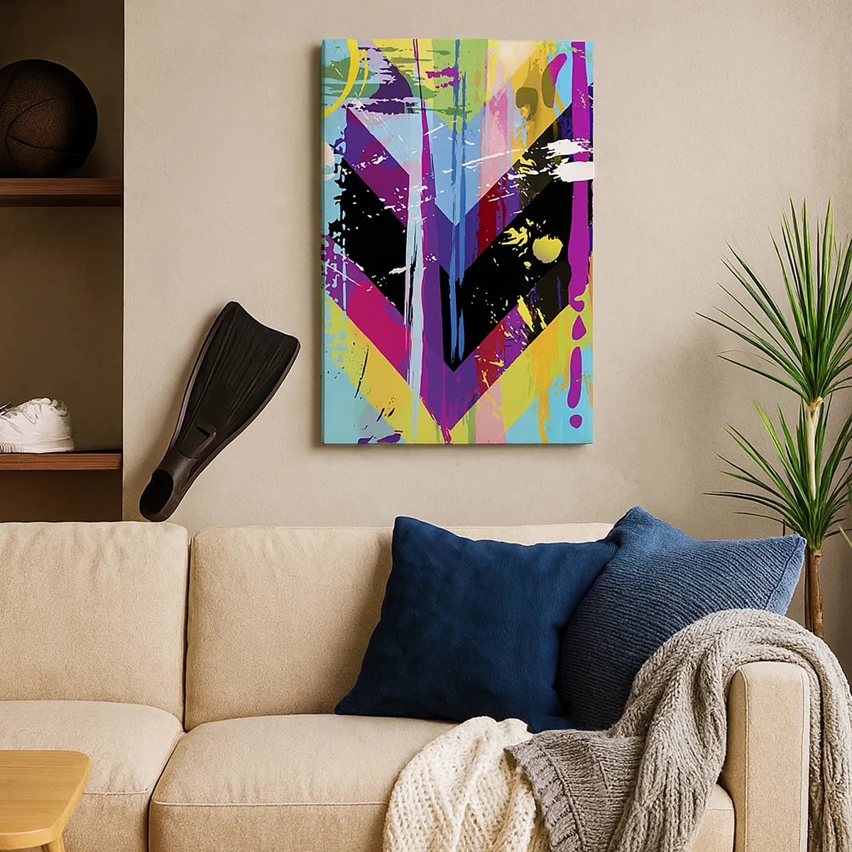 Quadro em tela - De cima para baixo - 50x70 cm