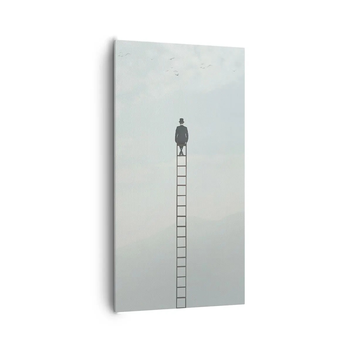 Quadro em tela - Vá além - 65x120 cm