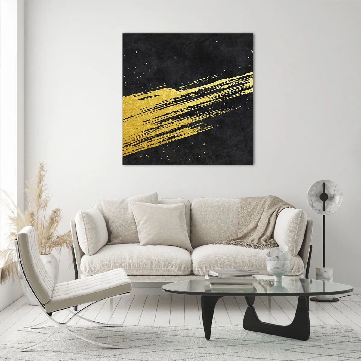 Quadro em vidro - Salto para o hiperespaço - 40x40 cm