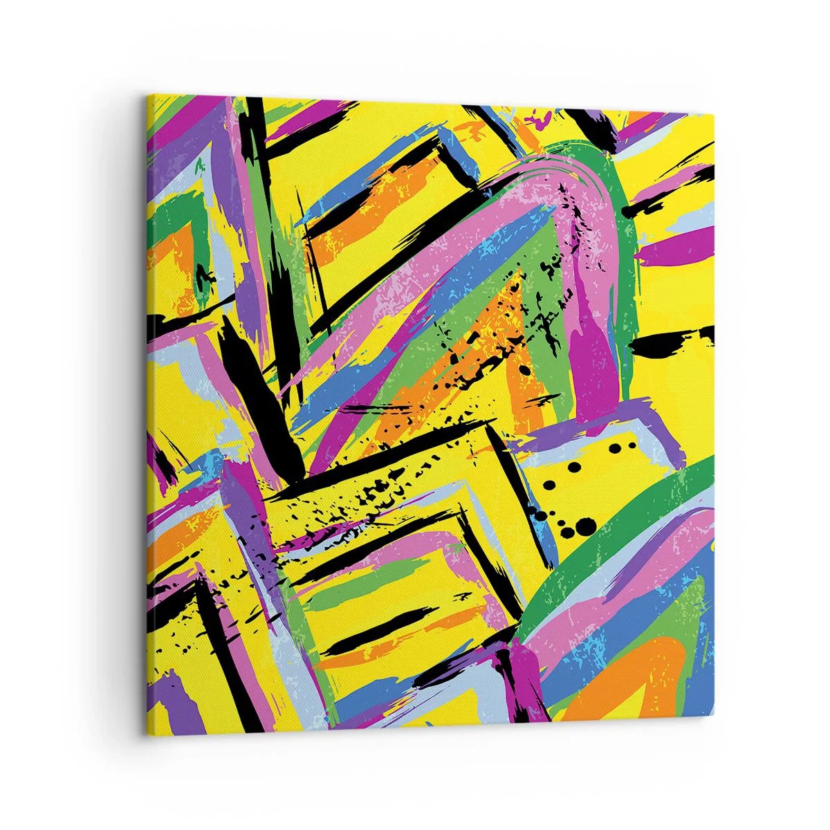 Quadro em tela - Grito de alegria - 50x50 cm