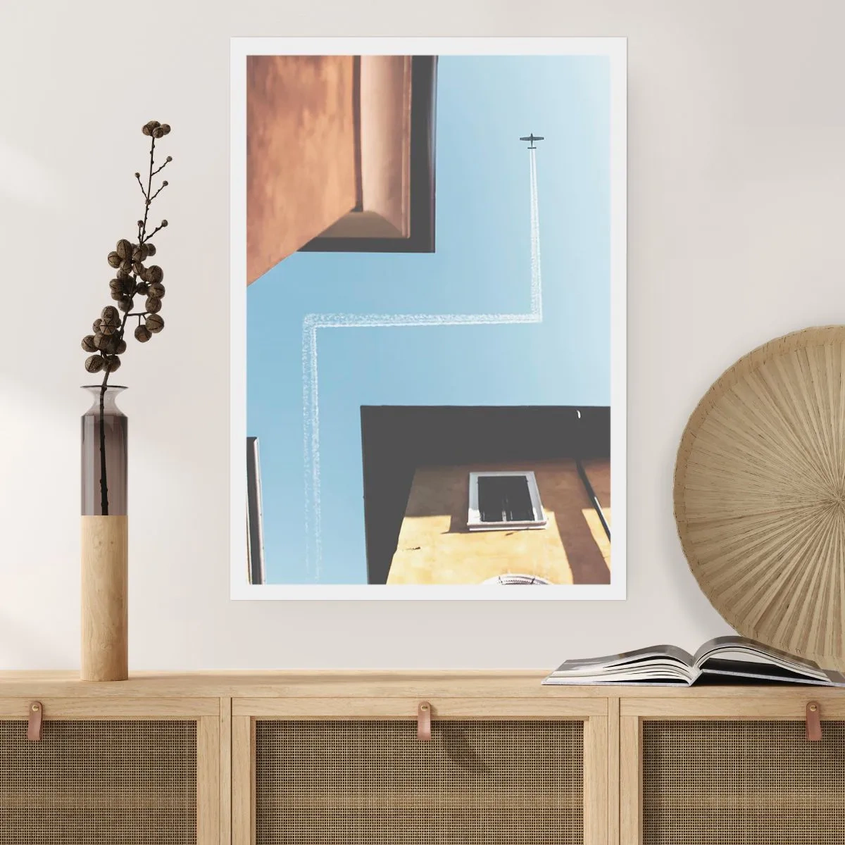 Pôster - Acima do labirinto da cidade - 50x70 cm