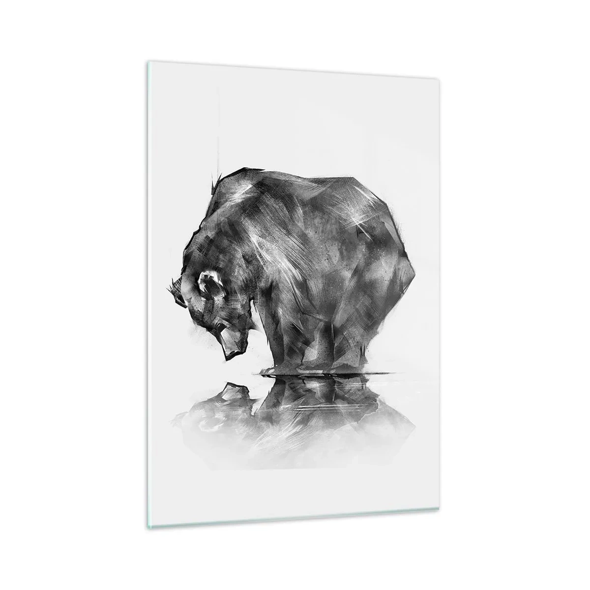 Quadro em vidro - É bom ver alguém próximo - 50x70 cm