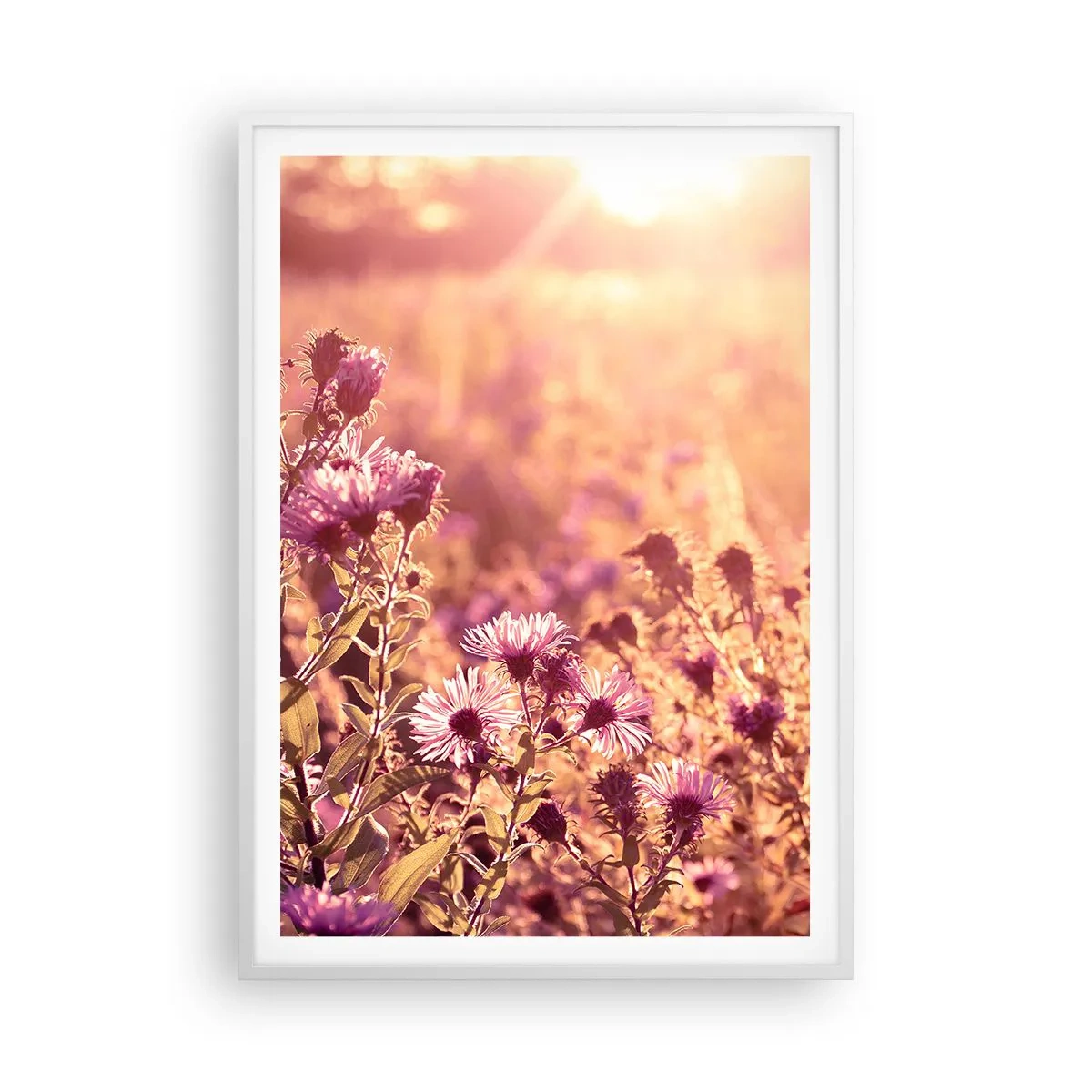 Pôster em moldura branca - Antes do verão acabar - 70x100 cm